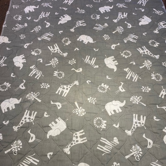 3/$30 Linen & Cotton Rope storage basket,Elephant print,great for the Nursery. - Picture 7 of 10